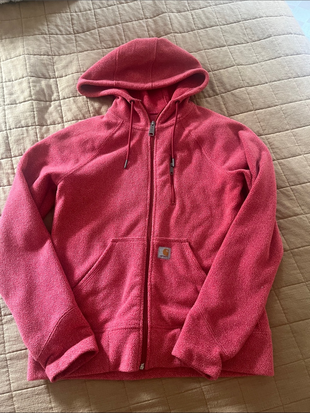 Carhartt Women’s Raspberry Zip-Up Fleece Hoodie